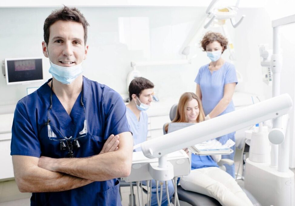 dentist with their patient
